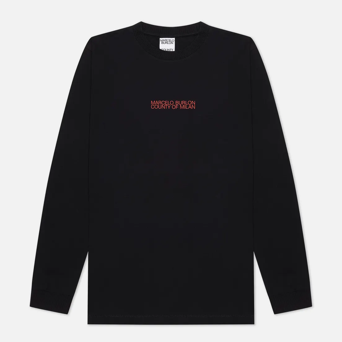 Marcelo Burlon Мужской лонгслив One Face Basic