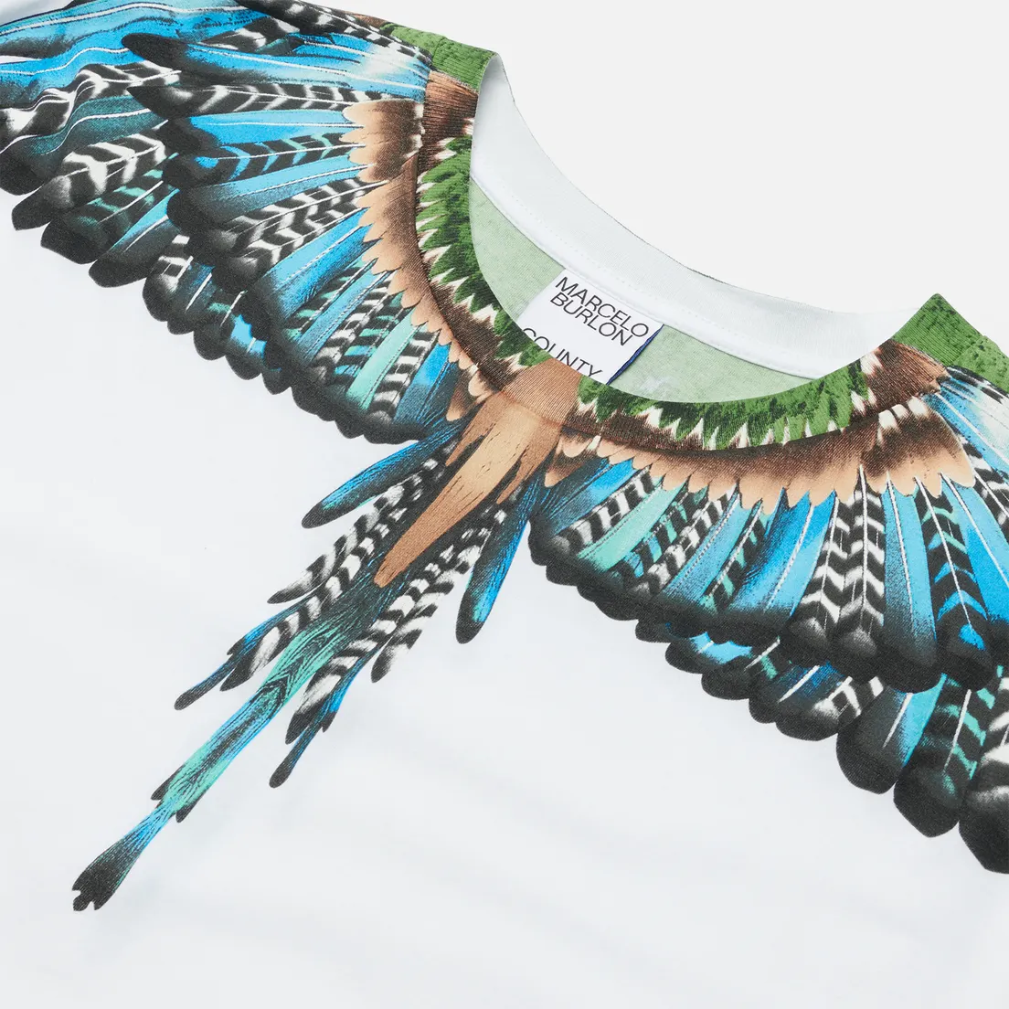 Marcelo Burlon Мужской лонгслив Grizzly Wings Regular