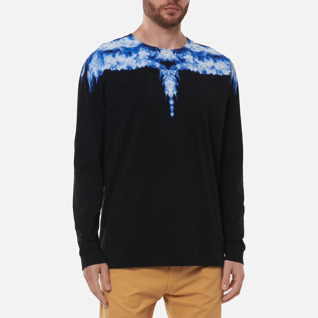 Marcelo Burlon Мужской лонгслив Smoke Wings Regular