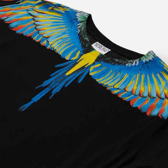 Мужской лонгслив Marcelo Burlon Birds Wings Regular Black/Blue