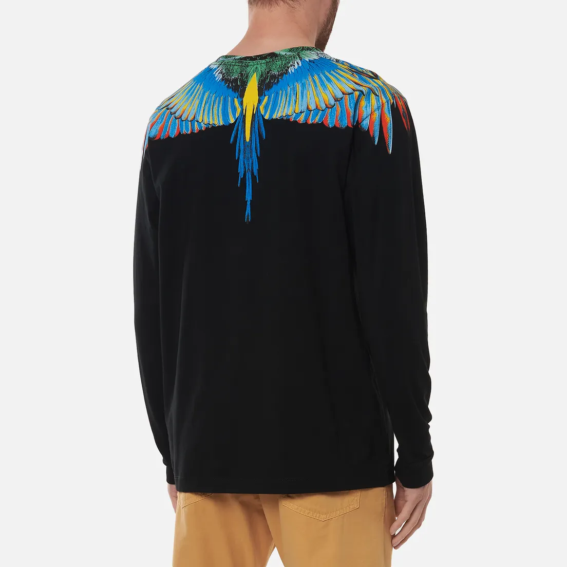 Marcelo Burlon Мужской лонгслив Birds Wings Regular
