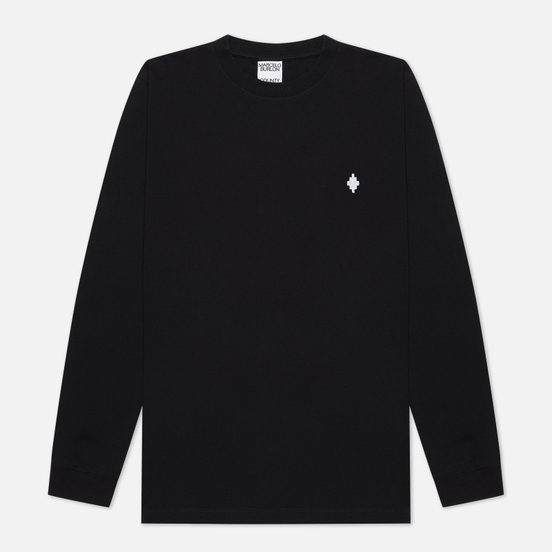 Мужской лонгслив Marcelo Burlon County Script Over Black/White