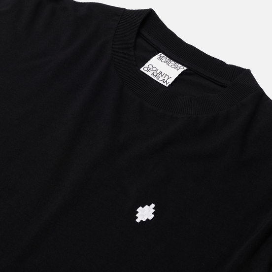Мужской лонгслив Marcelo Burlon County Script Over Black/White