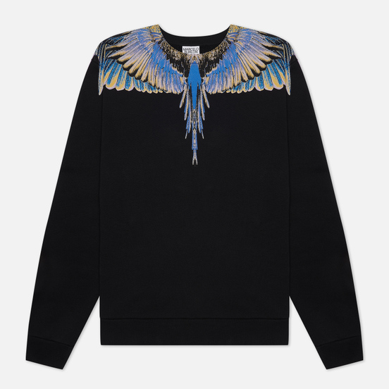 Мужская толстовка Marcelo Burlon Wings Regular Crewneck Black/Pink