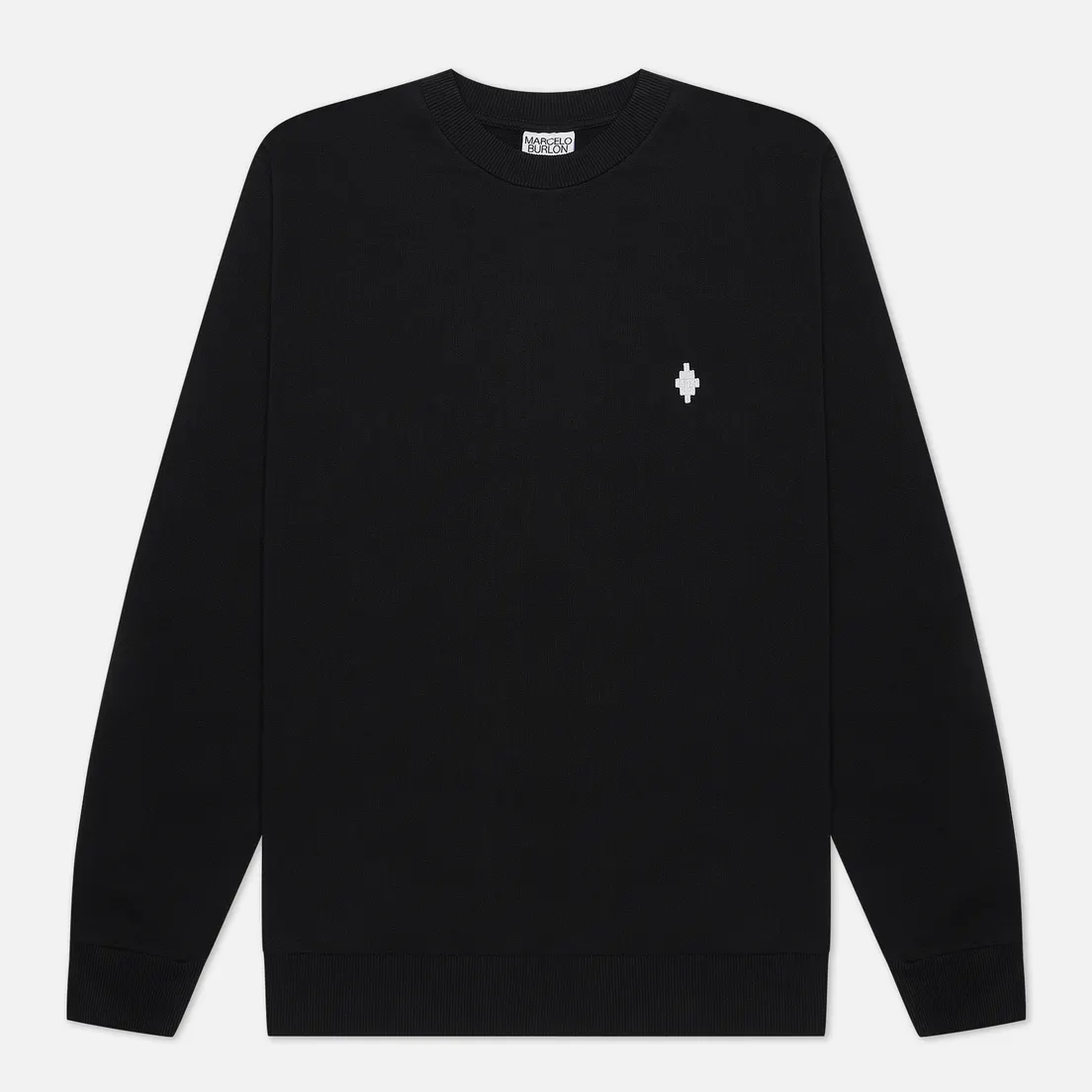 Marcelo Burlon Мужская толстовка Cross Regular Crewneck