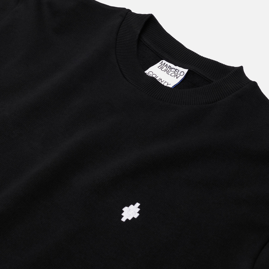 Мужская толстовка Marcelo Burlon Cross Regular Crewneck Black/White
