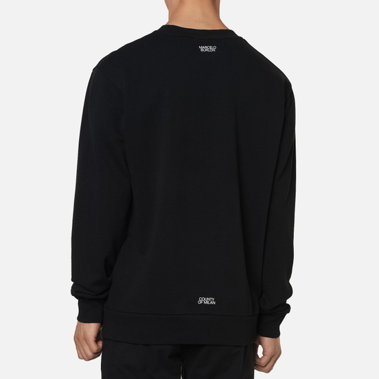 Мужская толстовка Marcelo Burlon Cross Regular Crewneck Black/White