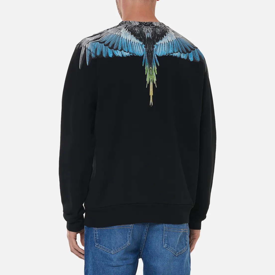 Marcelo Burlon Мужская толстовка Wings Regular Crewneck