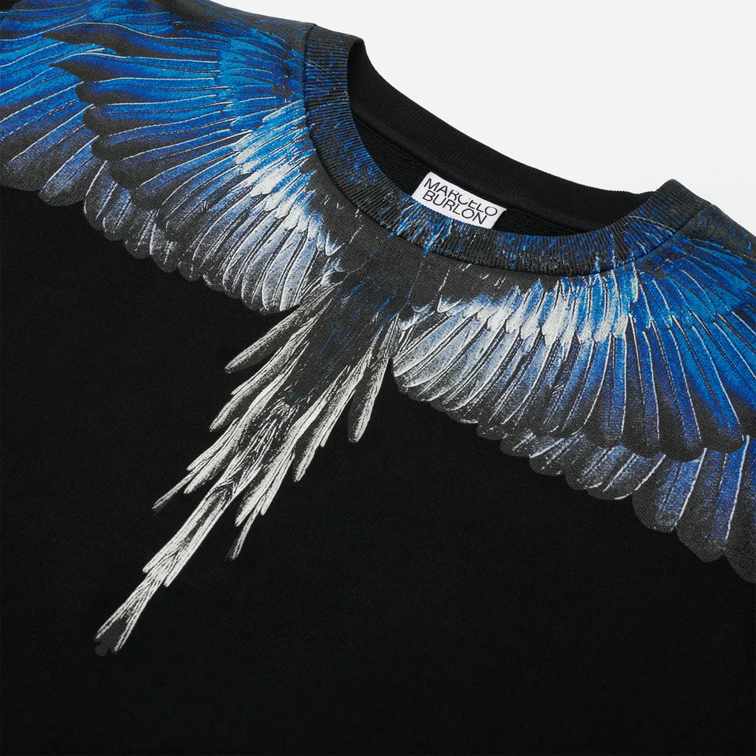 Marcelo Burlon Мужская толстовка Wings Regular Crewneck