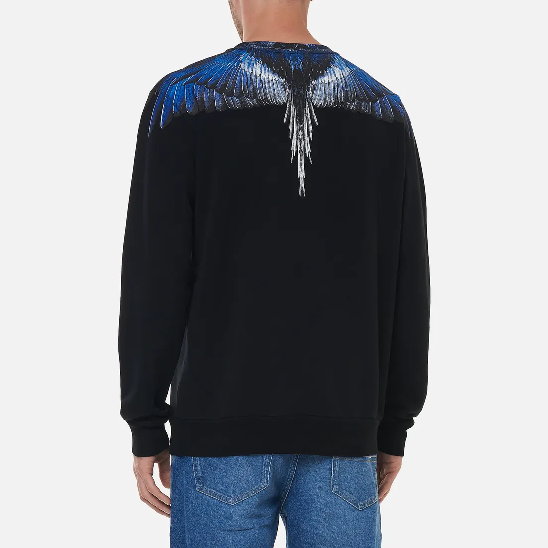 Marcelo Burlon Мужская толстовка Wings Regular Crewneck