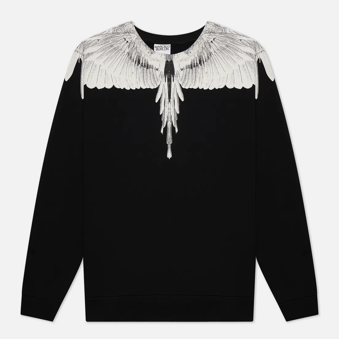 Marcelo Burlon Мужская толстовка Wings Regular Crewneck