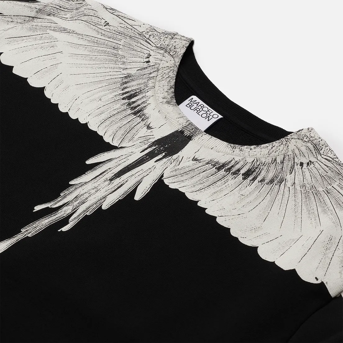 Marcelo Burlon Мужская толстовка Wings Regular Crewneck