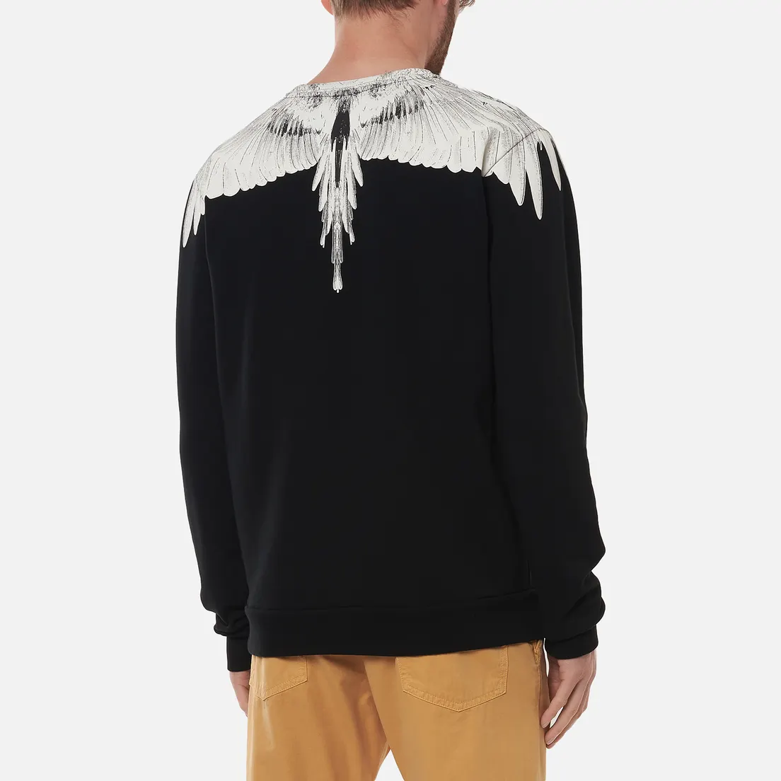 Marcelo Burlon Мужская толстовка Wings Regular Crewneck