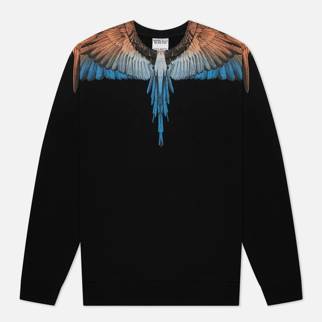 Marcelo Burlon Мужская толстовка Wings Regular Crewneck