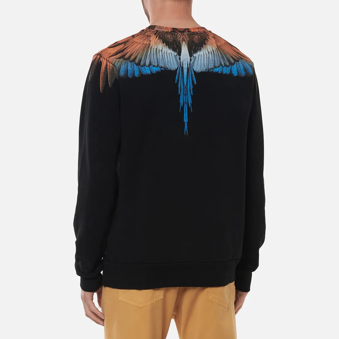 Marcelo Burlon Мужская толстовка Wings Regular Crewneck