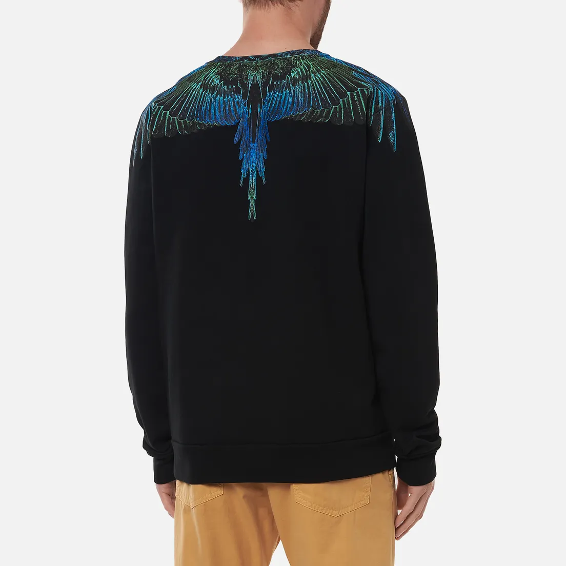 Marcelo Burlon Мужская толстовка Wings Regular Crewneck