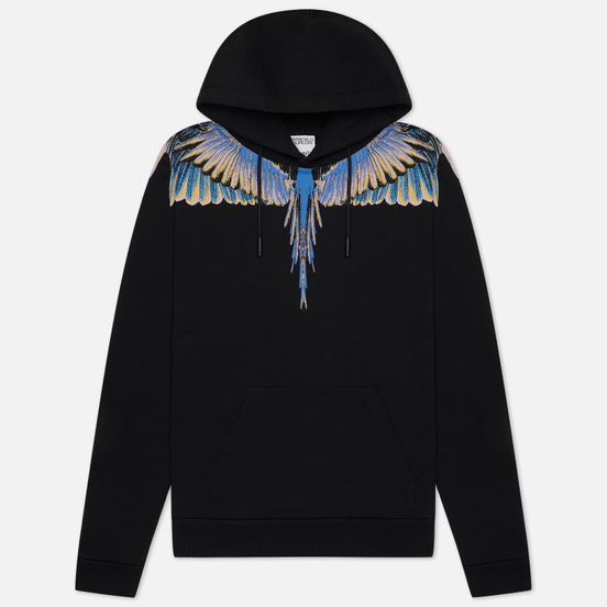 Мужская толстовка Marcelo Burlon Wings Regular Hoodie Black/Pink