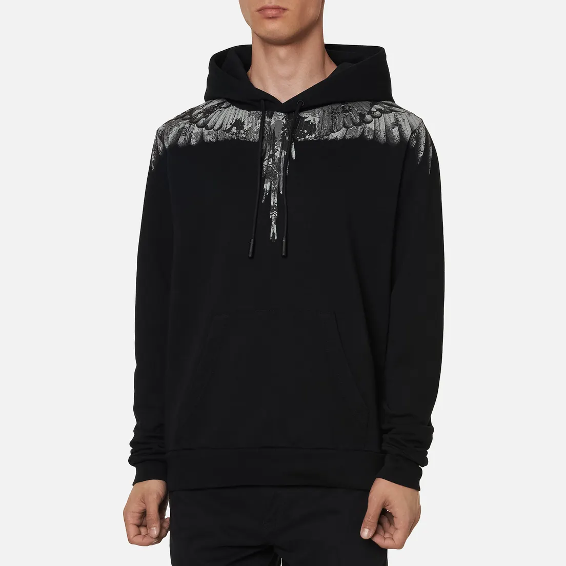 Marcelo Burlon Мужская толстовка Camou Wings Regular Hoodie