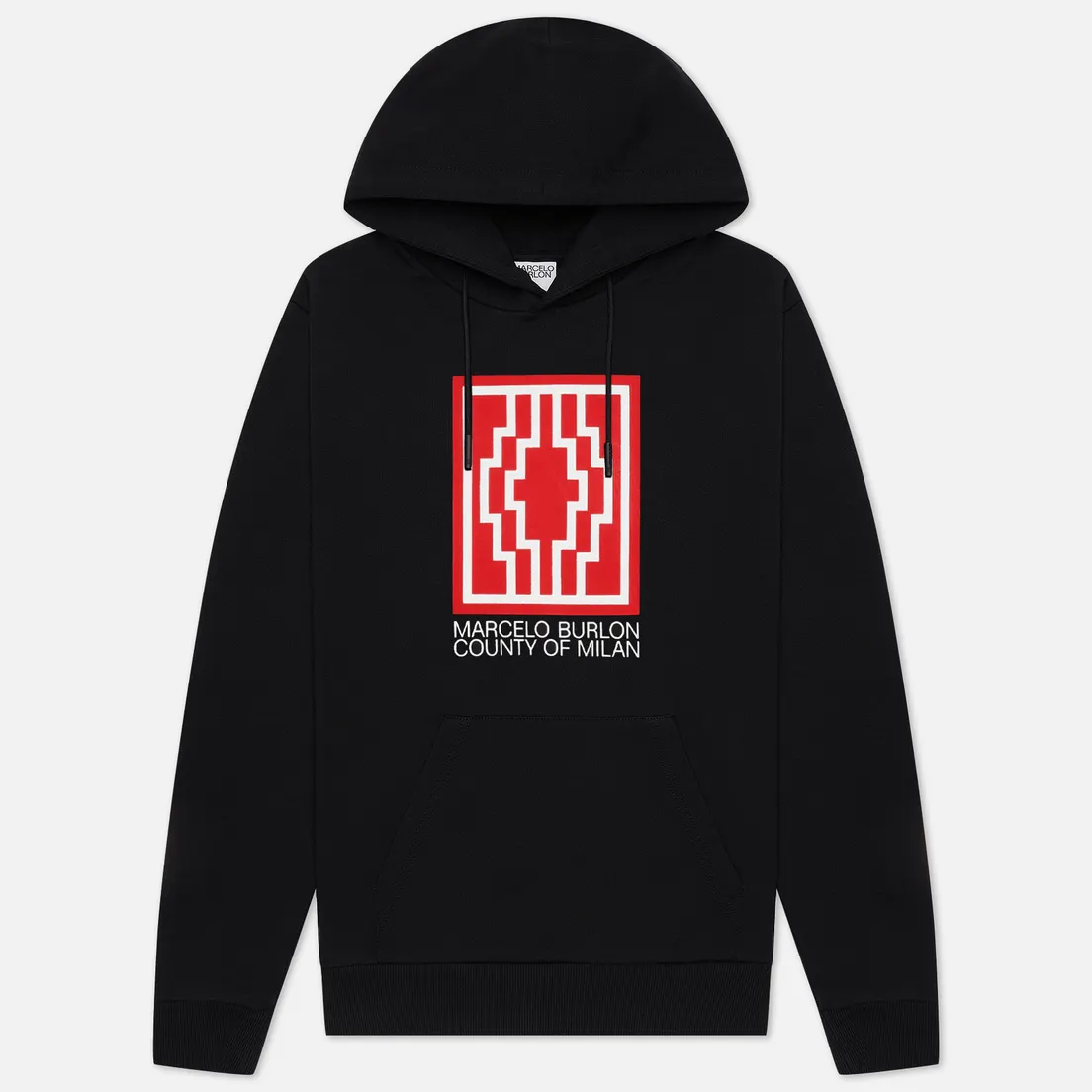 Marcelo Burlon Мужская толстовка Rural Cross Regular Hoodie