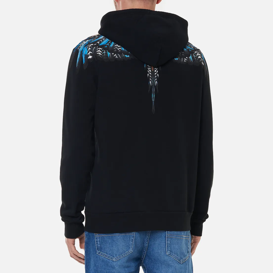 Marcelo Burlon Мужская толстовка Grizzly Wings Regular Hoodie