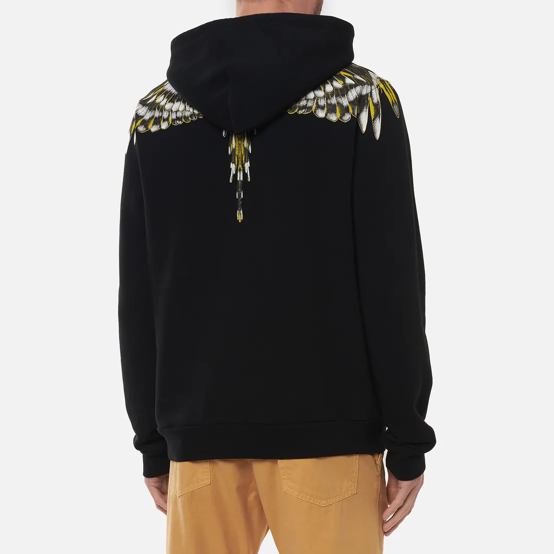 Marcelo Burlon Мужская толстовка Birds Wings Regular Hoodie
