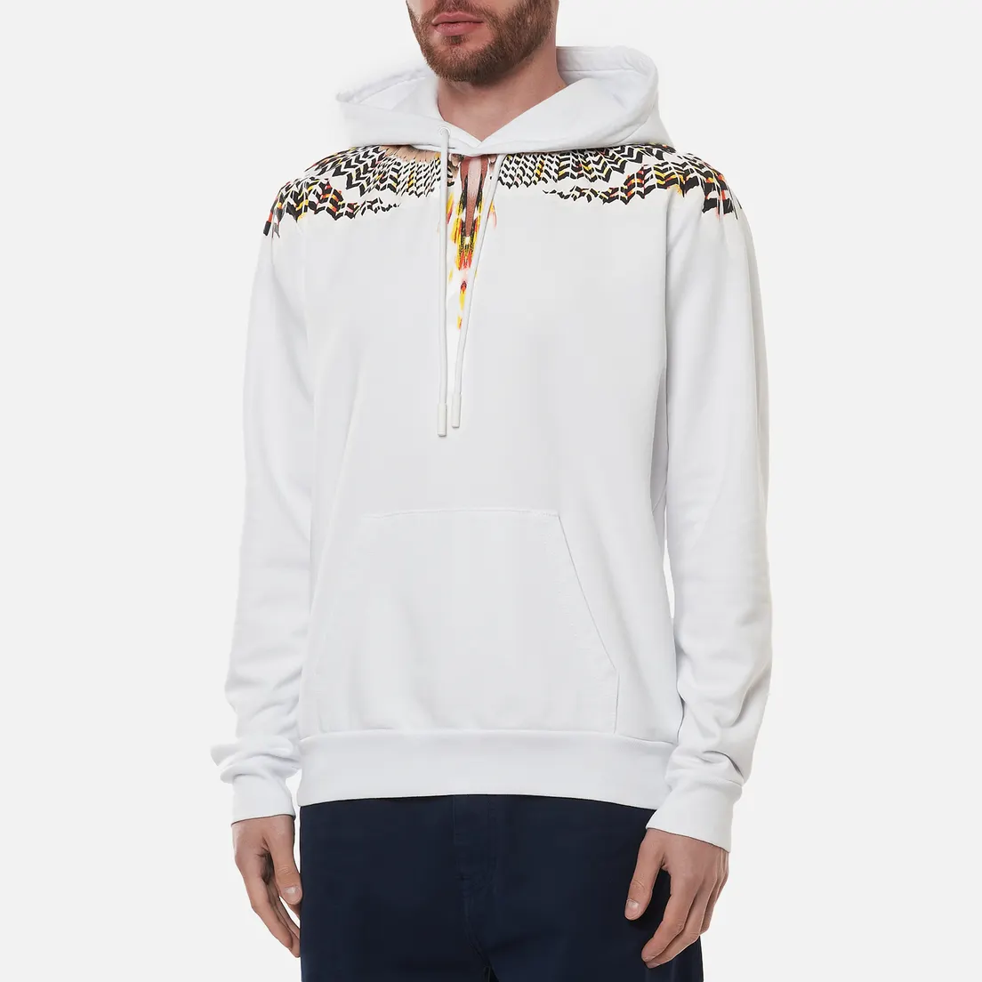 Marcelo Burlon Мужская толстовка Grizzly Wings Regular Hoodie