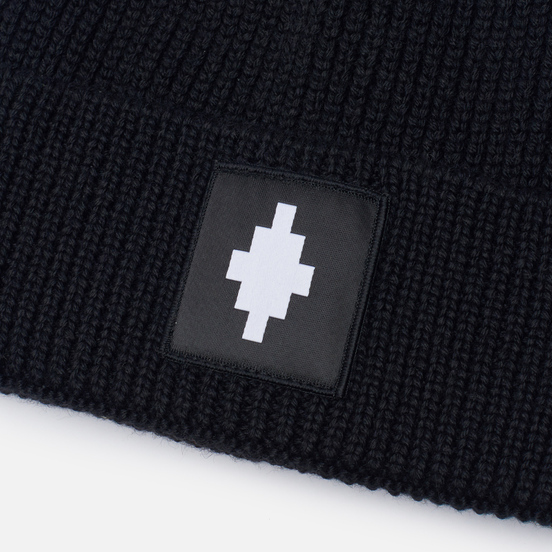 Шапка Marcelo Burlon Cross Patch Black/White