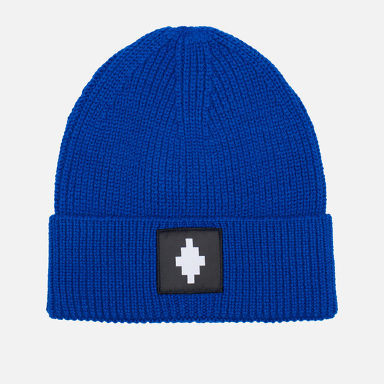 Шапка Marcelo Burlon Cross Patch Blue/White