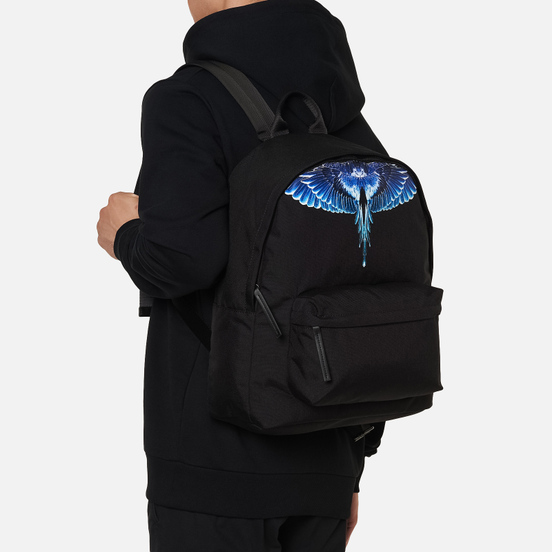 Рюкзак Marcelo Burlon Wings Black/Turquoise