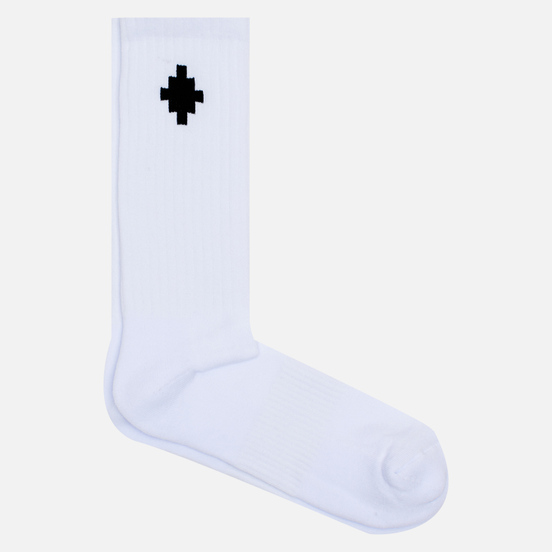 Носки Marcelo Burlon Cross Sideway Midhigh White/Black