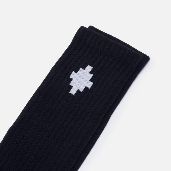Носки Marcelo Burlon Cross Sideway Midhigh Black/White