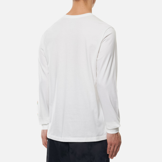 Мужской лонгслив Jordan Sport DNA Crew White/Hot Punch/Barely Volt