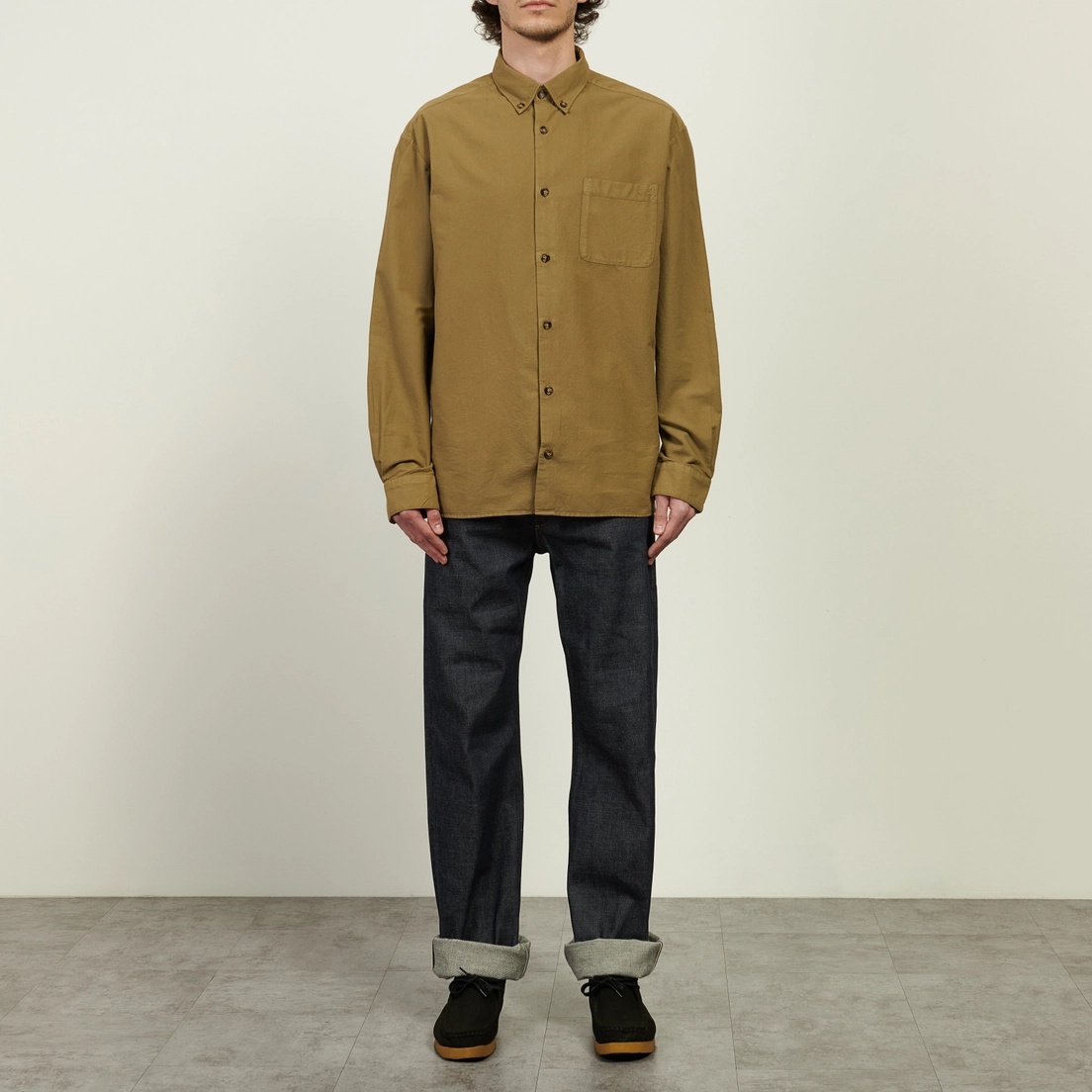 A.P.C. Мужская рубашка Mateo Logo