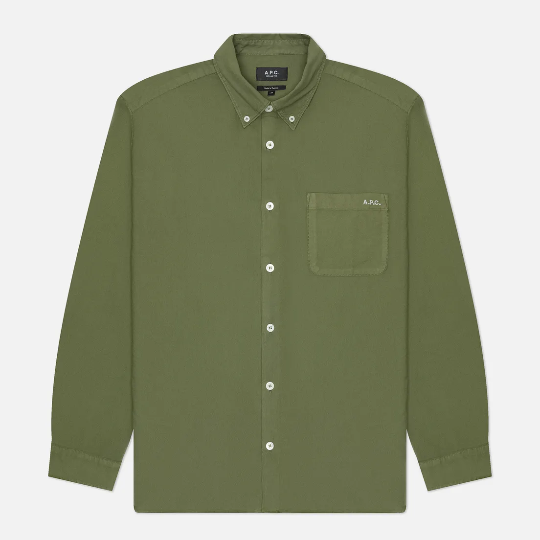 A.P.C. Мужская рубашка Mateo Logo