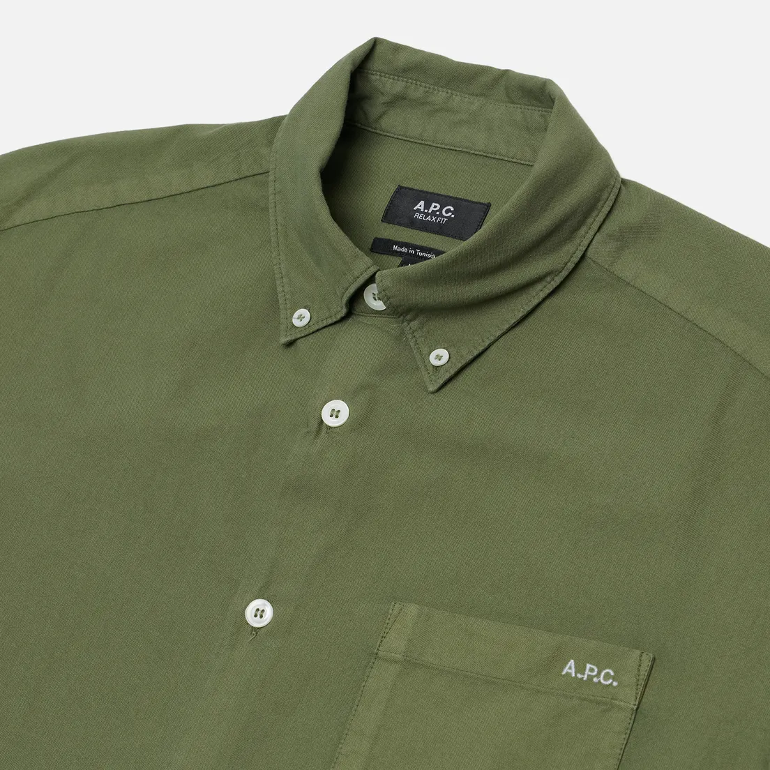 A.P.C. Мужская рубашка Mateo Logo