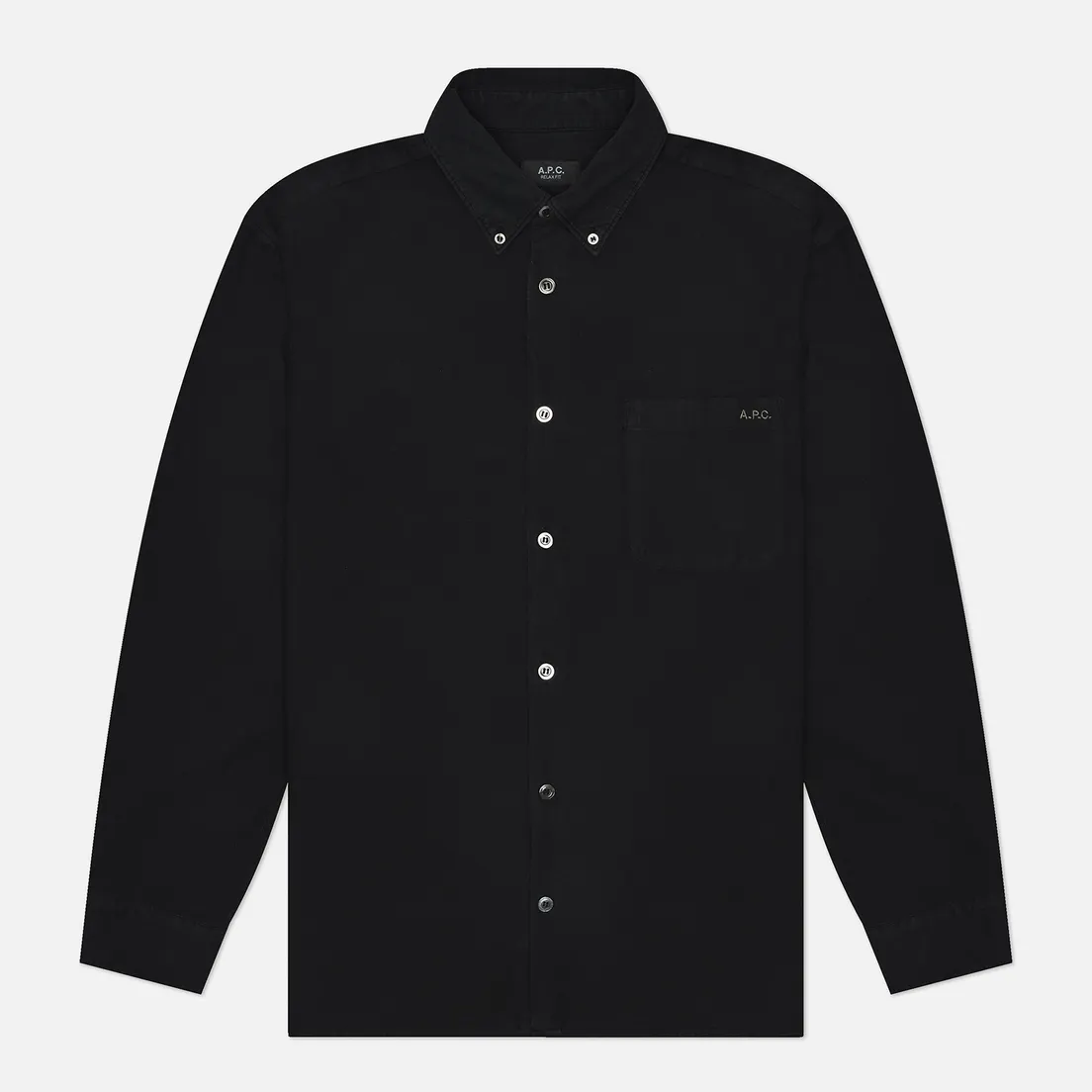A.P.C. Мужская рубашка Mateo Logo