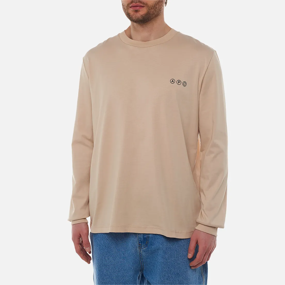 A.P.C. Мужской лонгслив Adresse GOTS