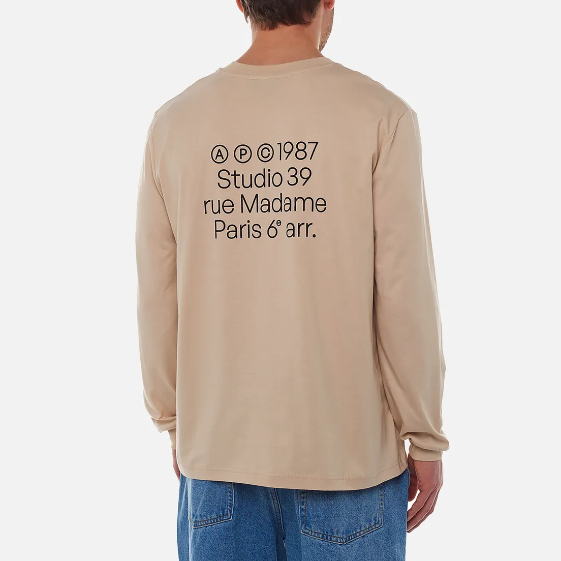 A.P.C. Мужской лонгслив Adresse GOTS
