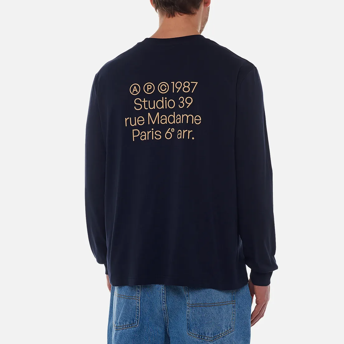 A.P.C. Мужской лонгслив Adresse GOTS
