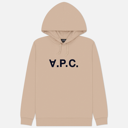 Мужская толстовка A.P.C. Standard Grand V.P.C. GOTS Hoodie, цвет бежевый, размер M