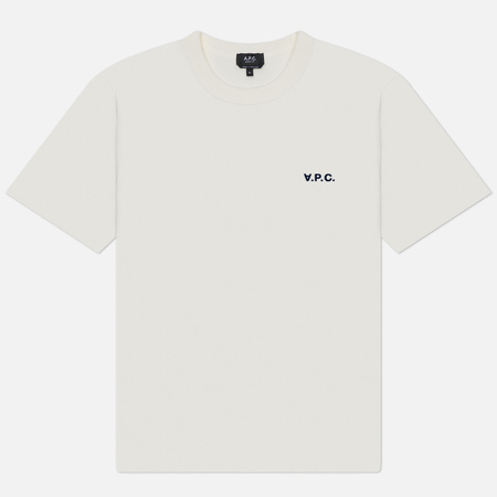 Мужская футболка A.P.C. Boxy Petit V.P.C., цвет белый
