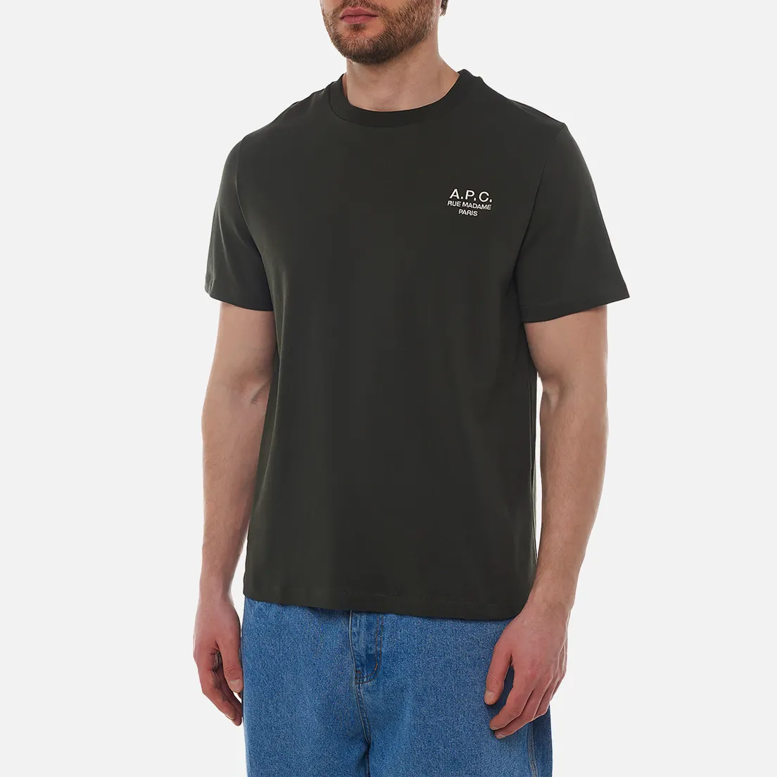 A.P.C. Мужская футболка Standard Rue Madame GOTS