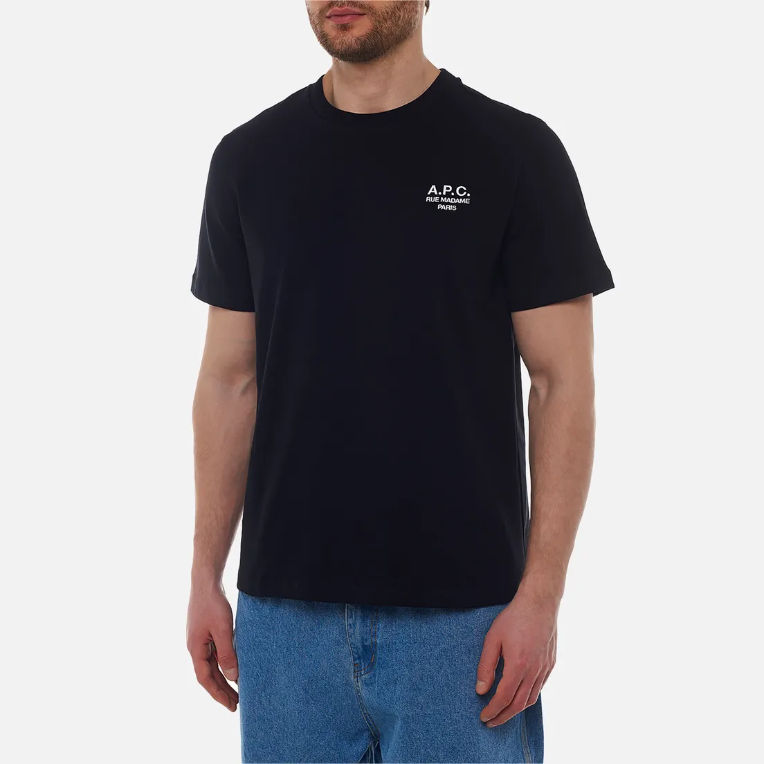 A.P.C. Мужская футболка Standard Rue Madame GOTS