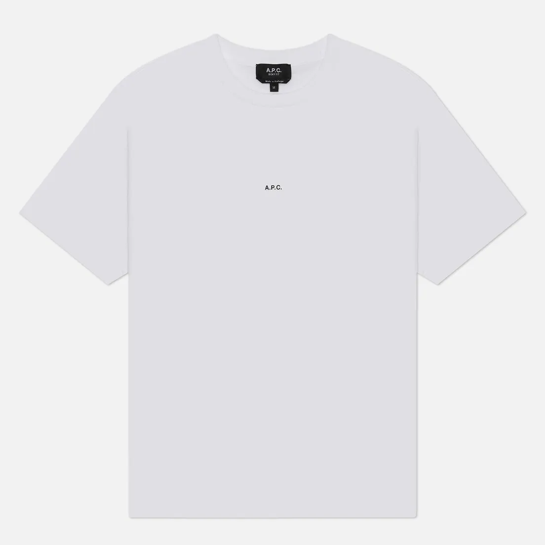 A.P.C. Мужская футболка Boxy Micro Logo GOTS