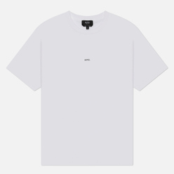 A.P.C. Мужская футболка Boxy Micro Logo GOTS