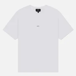 A.P.C. Мужская футболка Boxy Micro Logo GOTS