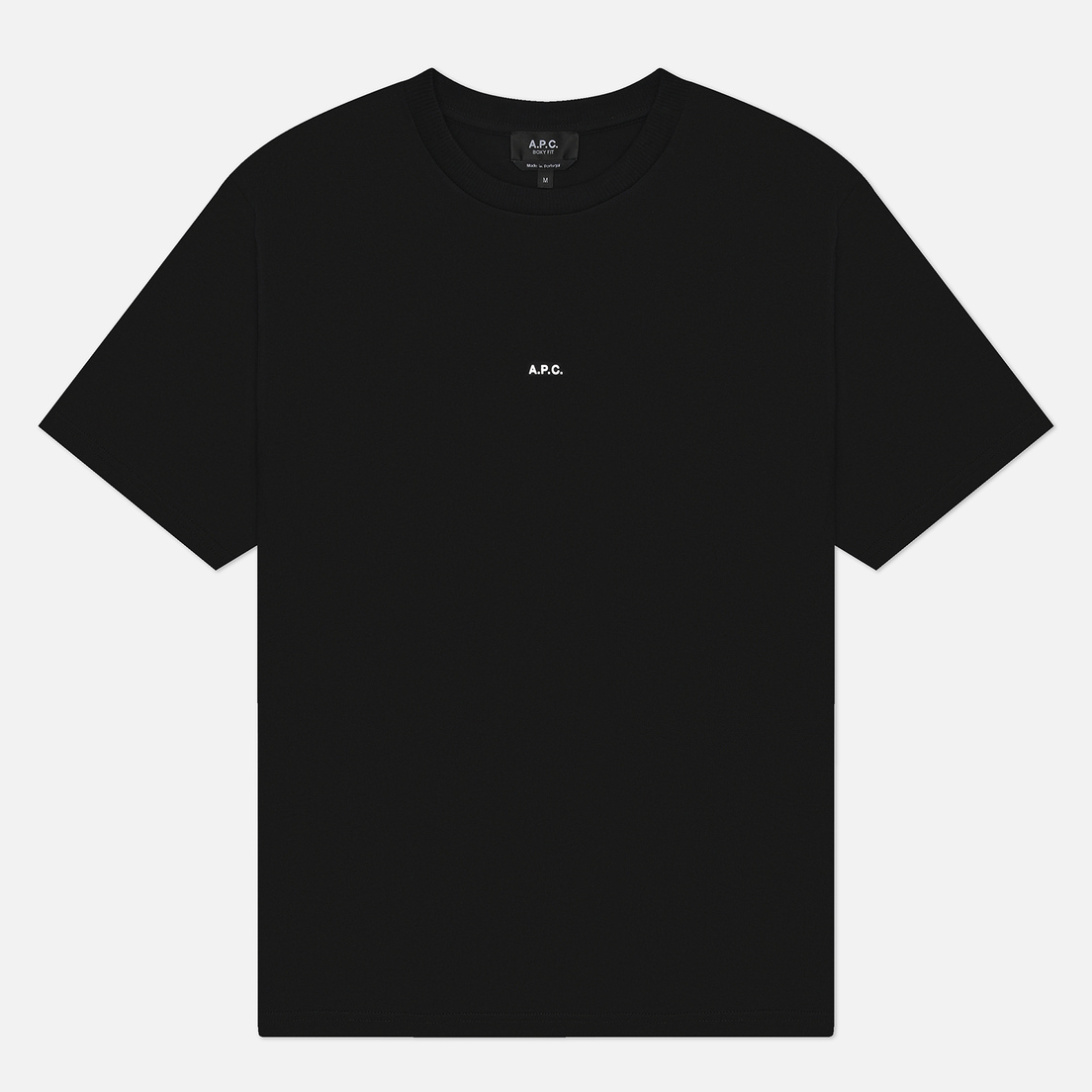 A.P.C. Мужская футболка Boxy Micro Logo GOTS