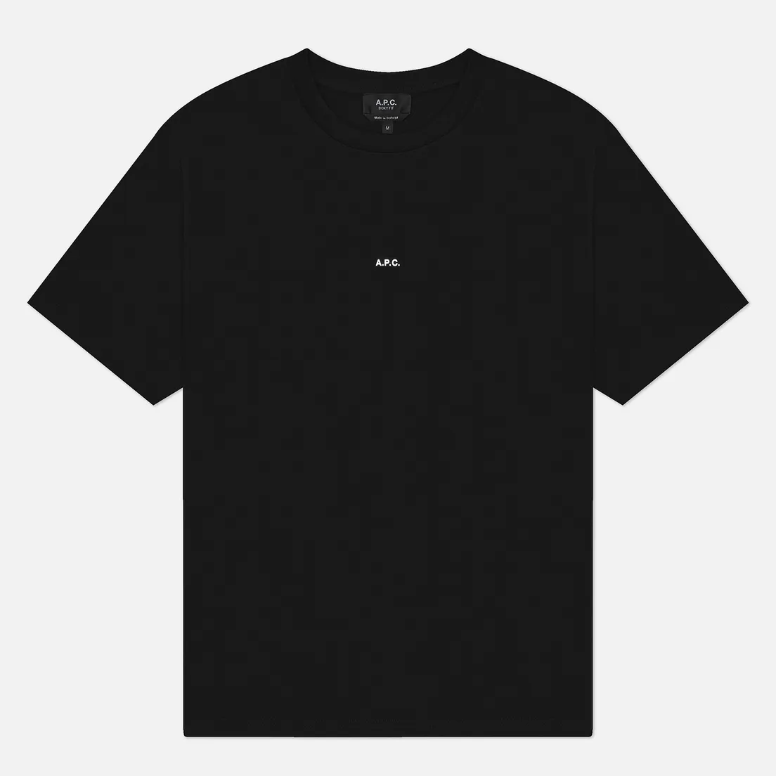 A.P.C. Мужская футболка Boxy Micro Logo GOTS