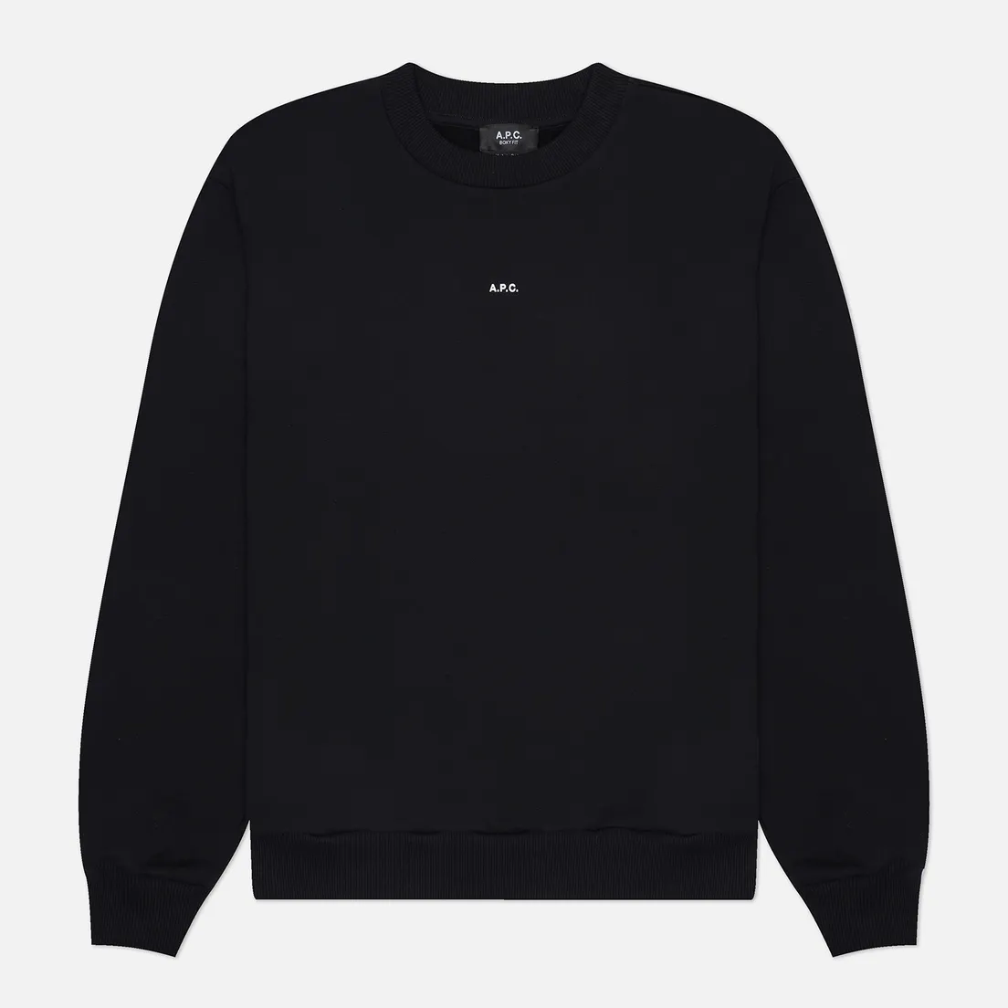 A.P.C. Мужская толстовка Boxy Micro Logo GOTS