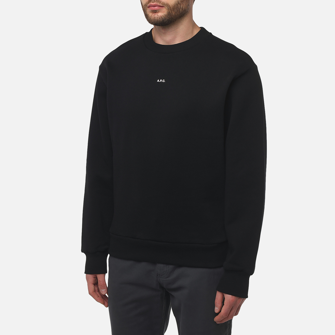 A.P.C. Мужская толстовка Boxy Micro Logo GOTS